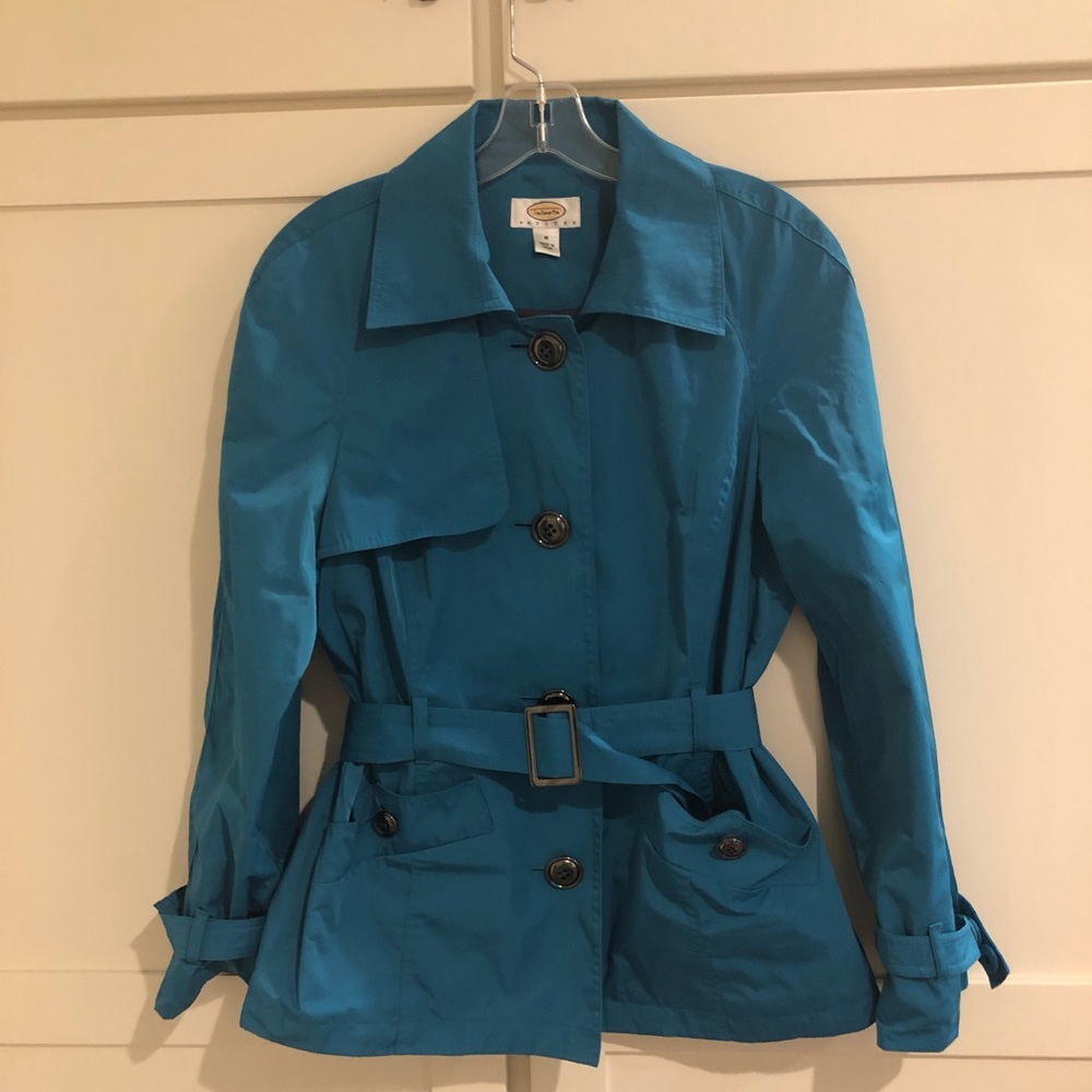 🍉 Talbots Petite Raincoat Size PM